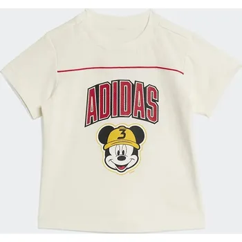 Dětské bavlněné tričko adidas DISNEY JZ7679 béžová 01X, vel. 104