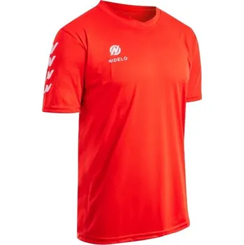 Míčový sport Dětský fotbalový dres NIDELO FOOTBALL SHIRT NANTES 6 Červená, Bílá