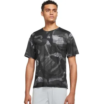 Pánské tričko Pánské běžecké tričko Nike DRI-FIT MILER 2XL Tmavě šedá