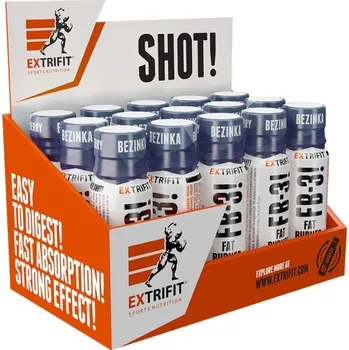Spalovač tuku Spalovač tuku EXTRIFIT FB-3! FAT BURNER SHOT 15 x 90 ML UNI