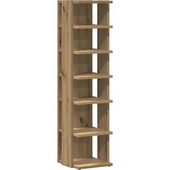 Botník Botník se 6 policemi, dřevotříska, dub artisan, 28x27x102