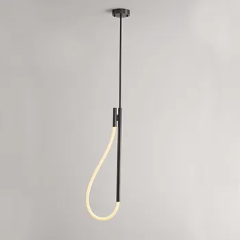 ACA Lighting závěsné svítidlo MALPO LED 12W 3000K 536lm MALPO kov + silikon IP20 V43175PBK700