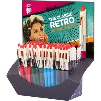 Kuličkové pero ICO 70 Retro, displej, asort