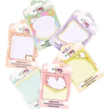 Samolepící bloček Bloček samolepící Strigo 73 x73 mm 20ks mix