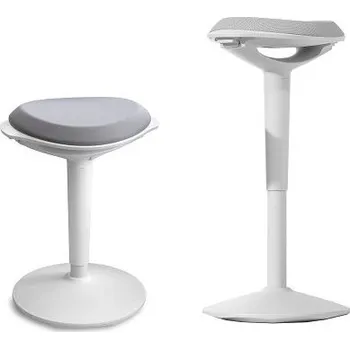 Stolička Unilux Ergo boost bílošedá