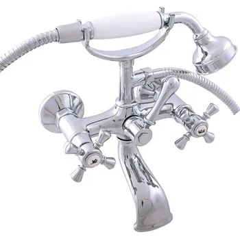 Vodovodní baterie MORAVA RETRO - Vanový set s baterií, Chrom MK359.5/2, RAV Slezák Barva: chrom, Rozměr: 1/2"