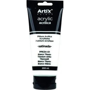 Vodová barva Barva akrylová 75 ml bílá