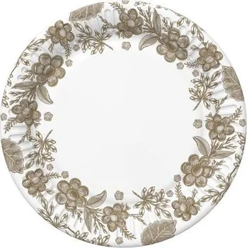 Talíř Talíř papírový PM 18cm 8ks [D]