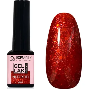 Lak na nehty UV/LED Gel lak - Nefertiti třpyt - 5 ml