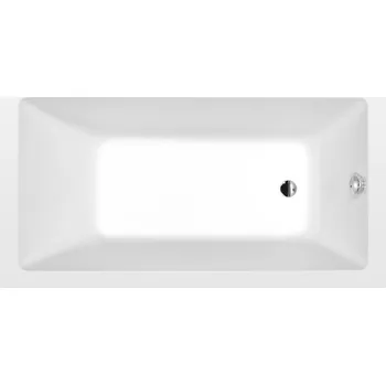 Polysan NOEMI obdélníková vana 150 x 80 x 39 cm bílá mat 71727.11