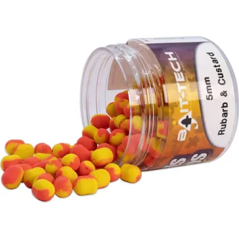 Boilies Bait-Tech Duo Col Criticals Wafters - Rhubarb and Custard 5 mm (50 ml)