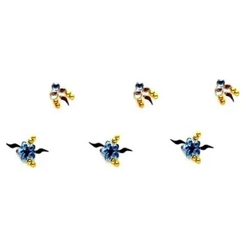 Přípravek na nehty Zdobení - Drahokam modrozlatý