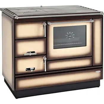 Sporák na tuhá paliva Kuchyňský sporák KVS Moravia VSP 9100 krémová - pravé připojení