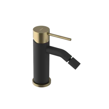 Vodovodní baterie Sapho Ultramix bidetová baterie stojánková bez výpusti černá matná zlatá matná UT003BG