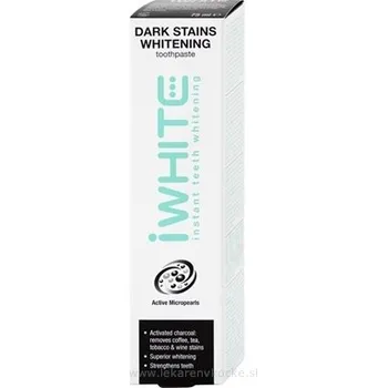 Dentální hygiena iWHITE DARK STAINS Bělící zubní pasta 75 ml