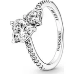 Prsten PANDORA Dvě srdce 52 191198C01-52