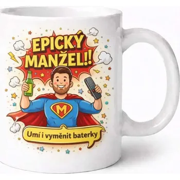 Hrnek pro manžela 1 - bílý