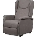 Relaxační křeslo ušák TELMAR s elektrickým polohováním — 2 motory, látka, béžová