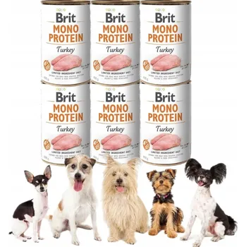 Krmivo pro psa Brit Mono Protein Turkey 6x400g Vlhké krmivo monoproteinové pro psy