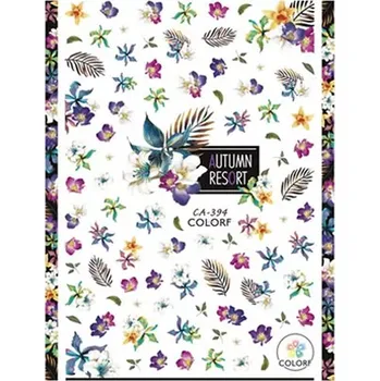 Přípravek na nehty Zdobení č.004 - Barevné lístky a květy