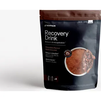 Nápoj pro sportovce DECATHLON Proteinový nápoj v prášku regenerační 600 g čokoládový