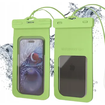 Pouzdro na mobilní telefon Pouzdro vodotěsné, voděodolná taška na telefon, pouzdro na vodu Bizon, 2 ks