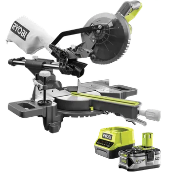 Pokosová pila RYOBI 18V ONE+ 190 mm pokosová pila, 1x 4,0 Ah 5133005503