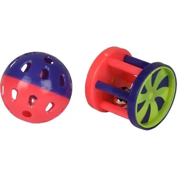 Hračka pro kočku Flamingo Hr.FLAM rolnicka v kleci