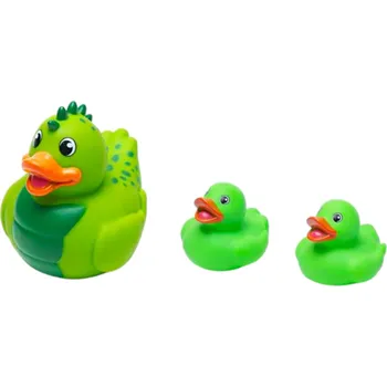 Hračka pro nejmenší SADA KAČEN DINOZAURŮ DO KOUPELE 3 GUMOVÉ HRAČKY PRO DĚTI
