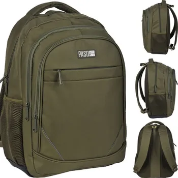 Sportovní batoh Vícekomorový Školní batoh Paso zelený 21 l