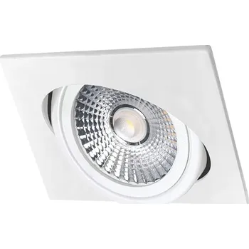 LED panel Panlux Výklopný stmívatelný LED podhled VP COB bodovka 18W, hranatý bílý - neutrální bílá