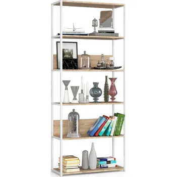 Obývací stěna Akord Loriana V (bílá + dub sonoma)