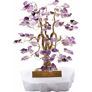 Stromeček štěstí ametyst A1 cca 10 cm