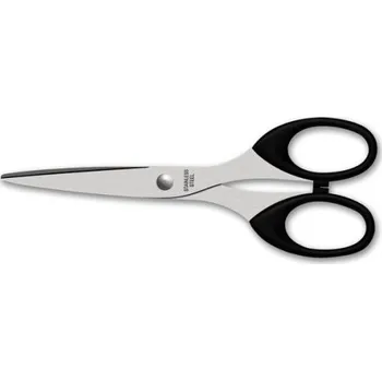 Nůžky ICO 16,5 cm, černé, blistr