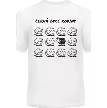 Pánské tričko ALBI Pánské tričko - Černá ovce rodiny, vel. XL