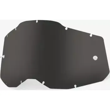 Příslušenství k helmě na motorku S100 plexi Racecraft 2/Accuri 2/Strata 2, 100% - USA (tmavý kouřový, Anti-fog)