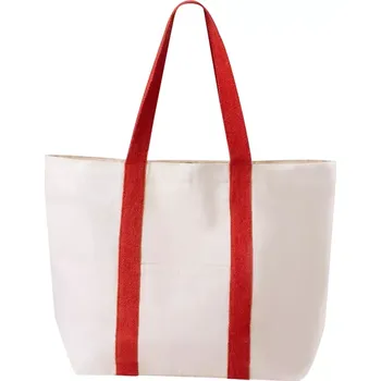 Lanikai plážová nebo nákupní taška - červená / přírodní - AP733857-05