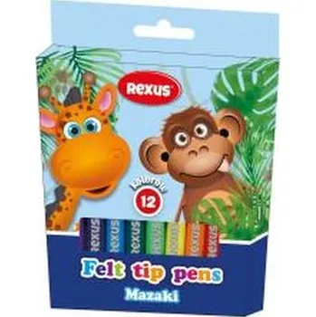 Set školních potřeb Mazaki Rexus kids 12 kolorów