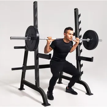 Gorilla Sports Stojan na dřepy Power Squat Rack, 186 cm