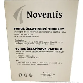 Noventis s.r.o. Noventis želatinové kapsle velikost 00 – Fagron Natural 1000 ks