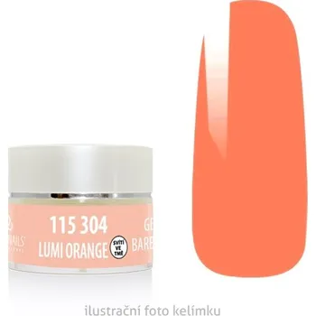 Lak na nehty UV/LED gel barevný Lumi - Orange 5g