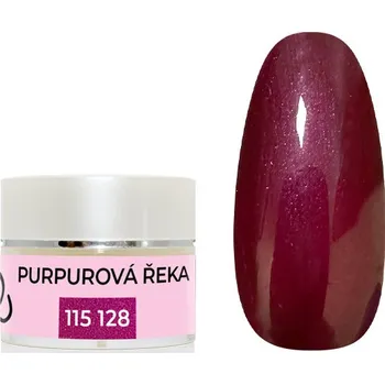 Přípravek na nehty UV/LED gel barevný - Purpurová řeka 5g