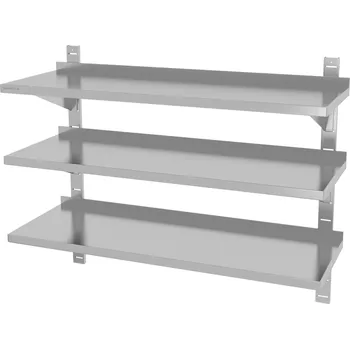 police TECHNICA Nastavitelná nástěnná trojitá police 600x400x875 mm | TECHNICA, 3866040