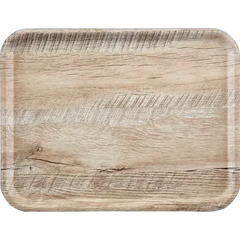 Cambro Polyesterový obdélníkový podnos, 360x460 mm, světlý dub | CAMBRO, Madeira