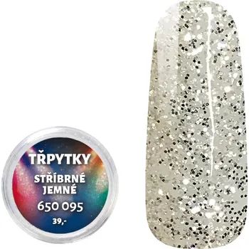 Třpytky - Stříbrné - jemné