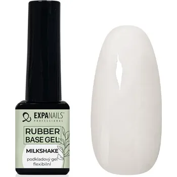 Přípravek na nehty EXPA-nails UV/LED gel Rubber base - Milkshake Objem: 5 ml