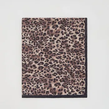 Čepice Reserved - Šála s leopardím vzorem - vícebarevná - 278ID-MLC - 278ID-MLC-ONE