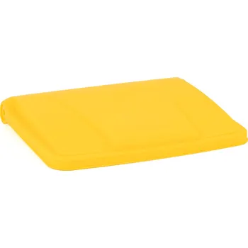 Odpadkový koš Víko pro odpadkový koš 68 a 87 l s funkcí tichého zavírání, 67x500x409 mm, žluté | CAMBRO