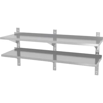 police TECHNICA Dvojitá nastavitelná nástěnná police 1900x400x600 mm | TECHNICA, 38531940