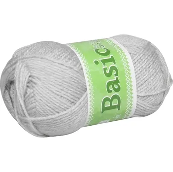 Příze Příze Basic 906 světle šedá